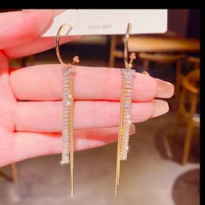 Beautiful 925 Gold Earrings